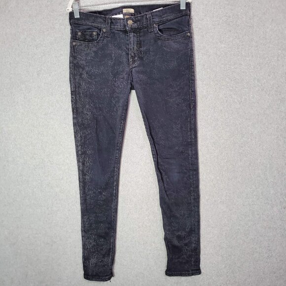True‎ Religion Women Jeans 32 Gray Denim Casey Low Rise Super Skinny 28" Inseam - Picture 1 of 13